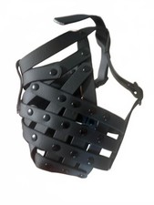 Black Adjustable Pitbull Dog Muzzle