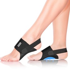 Arch Braces for Plantar Fasciitis Relief - Adjustable Compression Bands with ...