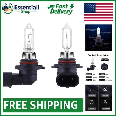 Halogen 9005 Headlight Bulbs 2150LM, 1000 Hours Life, 2 Pack Brightness Upgrade