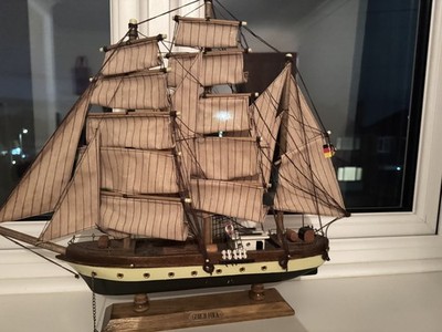Vintage Heritage Mint GORCH FOCK große Schiffe der Welt HANDGEFERTIGTE REPLIK.
