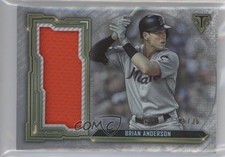 2020 Topps Triple Threads Single Jumbo Relics 6/36 Brian Anderson #SJR-BA 9z7