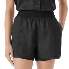 Members Mark Women's Black Relaxed Fit Tencel Shorts XL