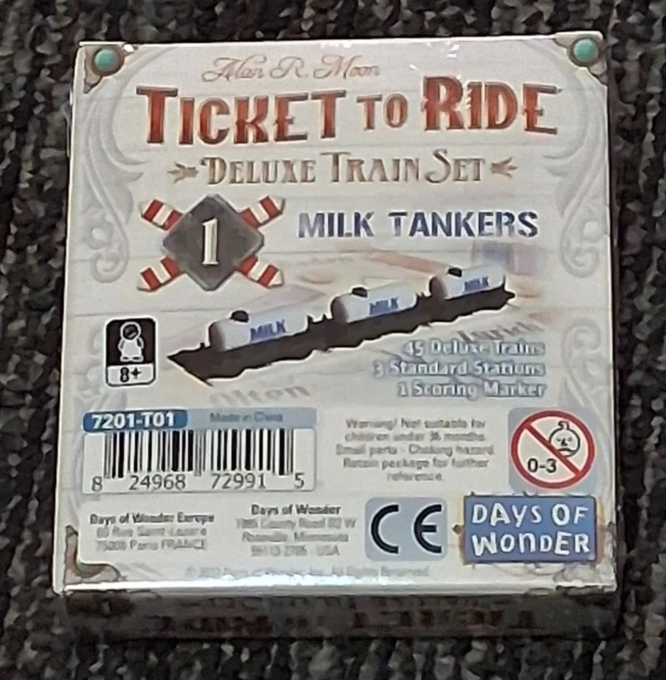 Ticket to Ride Milk Tankers Days of Wonder new sealed promo - Image 2 of 2