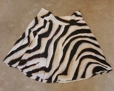 Lauren Ralph Lauren Pleated A-Line Satin Skirt Lined Knee Length 12
