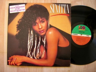 SINITTA s/t Atlantic 81800-1  orig 1988 + Hype Sticker promo electro  EX