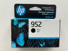 Genuine HP 952 Black Ink Cartridge F6U15AN Sealed Box - Exp. 07/2024