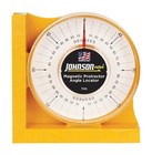 Johnson 700 Plastic Yellow Magnetic Angle Locator 5-7/8 Dia. in.