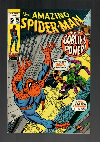 Amazing Spider-man #98 VF 8.0 No Comics Code Drug Issue Green Goblin