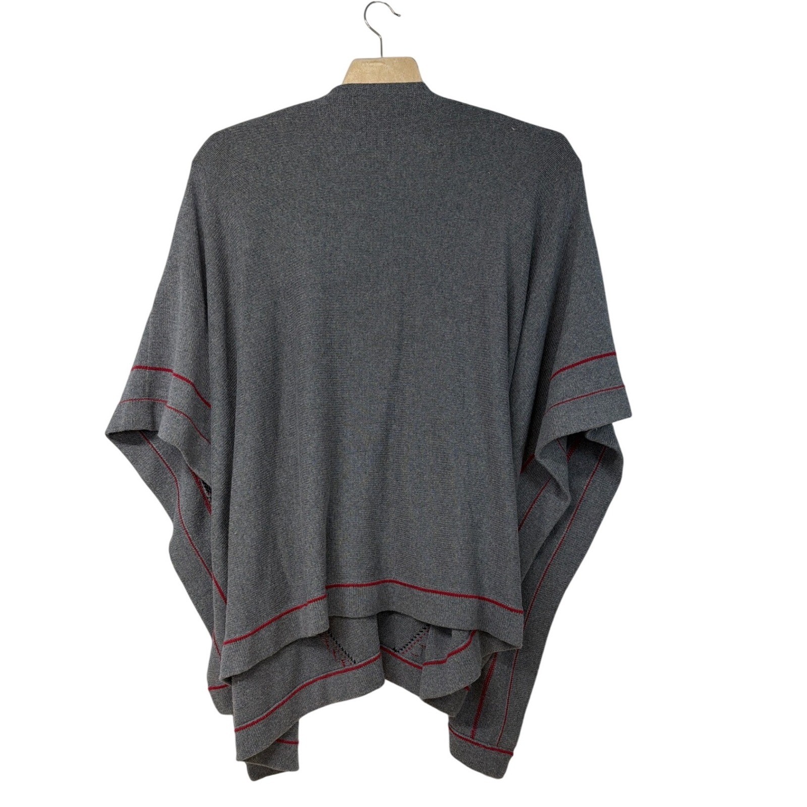 Roja Wool Blend Aztec Geometric Pattern Poncho Sh… - image 3