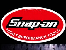 Snap On High Performance Tools - Original Vintage 1980s Racing Decalsticker