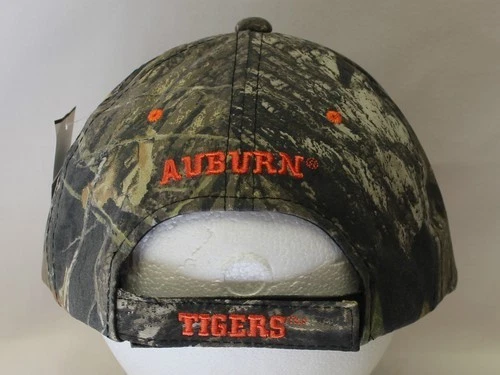 NCAA Auburn Tigers 足球 Mossy Oak 分手迷彩狩猎帽/帽子带橙色 — 第 2/2 张图片