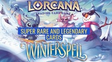 Disney Lorcana Winterspell super seltene und legendäre Karten