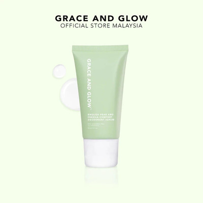 1x 50ml Grace and Glow English Pear Freesia Deodorant Serum Roll On Pore Care