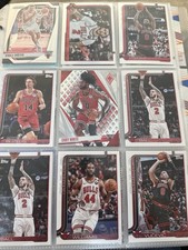 Chicago Bulls Topps Chrome Lonzo Ball, Matas Buzelis, Vucevic, Coby ++