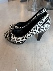 whbm white house black market. 9.5 Womens Pump. Animal Print Hair. Fair. — photo 2