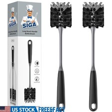 Bottle Brush Set Long Reach Non Scratch Bristles Cleaning Glassware Mugs New