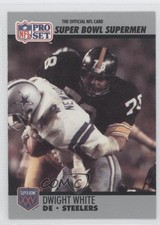 1990 Pro Set Super Bowl XXV Silver Anniversary Box Set Dwight White #80 fm0