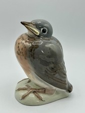 Leo Mol Signed Robin Porcelain Figurine 1960 Winnipeg Canada Vintage Sculpture