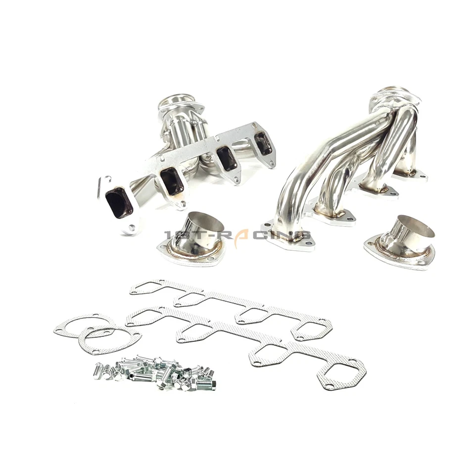 Cabezales de escape para Big Block Ford 332 352 361 390 406 5,4 L 5,8 L 5,9 L 6,4 L 6,6 L Foto 3 de 4