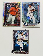 2025 Topps Chrome Drake Baldwin RC Xfractor + Bowman Chrome Mojo & Topps Base RC