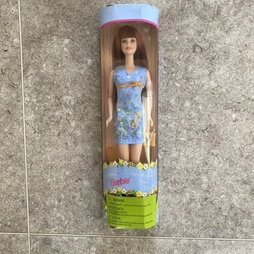 Vintage Mattel  Barbie Doll Pretty Flowers Redhead Fashion Avenue 1999 NRFB ❤️