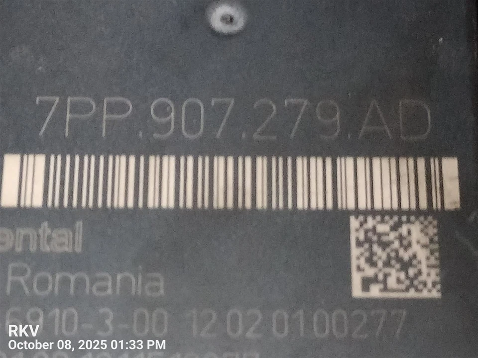 REAR CHASIS CONTROL MODULE 7PP907279AD 2012 PORSCHE CAYENNE Foto 2 de 4