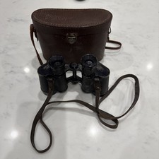 CARL ZEISS JENA SILVAMAR 6 x 30 Binoculars & Carry Strap No 689009 Vintage 1928