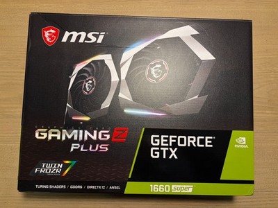 MSI Gaming Z Plus NVIDIA GeForce GTX 1660 Super 6GB GDDR6 Graphics Card RGB Fans