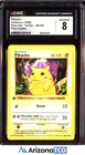 Pokemon 1999 Pikachu 58/102 Red Cheeks Base Set 1st Edition CGC 8