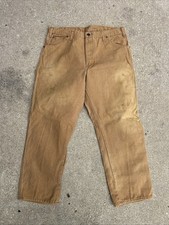 Dickies Jeans Mens 38x30 Brown Carpenter Distressed Workwear Baggy Y2K