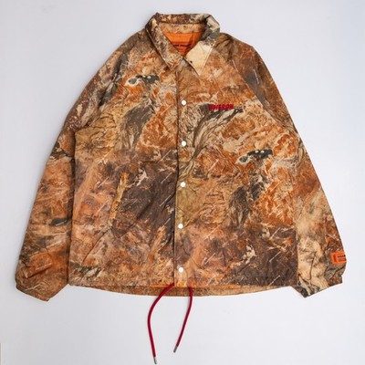 Heron Preston Oversized Camoflauge Coach Jacket Sz Large (Retail $910)