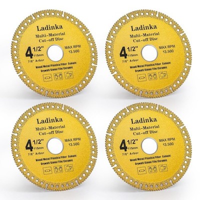 71878 4-1/2 Inch Diamond Grinding Wheel 7/8 Inch Arbor