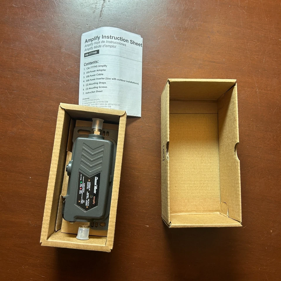 Channel Master CM-7777HD Amplify+ Adjustable Gain Antenna Preamplifier New - Image 4 of 4