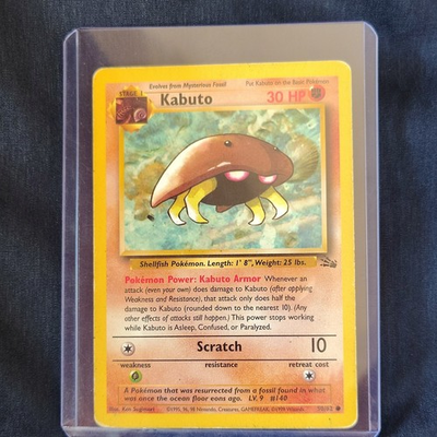 #ad Wizards of the Coast Kabuto 50 62 Fossil Unlimited 1995 English Stage 1 30 HP $44.99