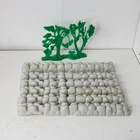 Vintage Marx Battleground Stone Wall Terrain Pieces Trees Walls Diorama Lot