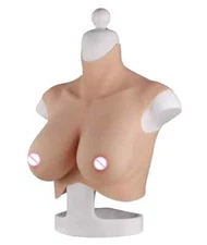 H Cup No Oil For Crossdresser Transgender Breast Plate 7th Silicone Breast Forms