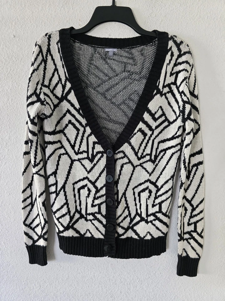 Cárdigan tejido Charlotte Russe talla S mujer estampado azteca abotonado arte Grannycore Foto 3 de 4