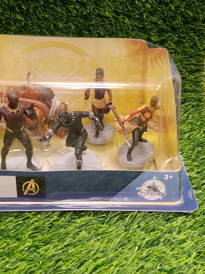 JUEGO PANTERA NEGRA SET DE 6 figuras auténticas Disney Store precintadas Foto 3 de 4