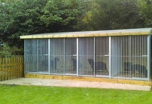20 x 10 dog kennel