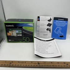 Garmin Nuvi 5" 50LM Navigator Box, Manual, And Ephemera Only Excellent