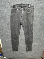 A.P.C. Jeans Adult 30 Gray Petit Standard Jean Droit Etroit Repaired Fits 30x30