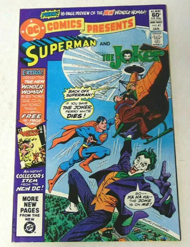 DC Comics Presents #41 VF/NM 1982 Batman Cameo Superman Joker Prankster 