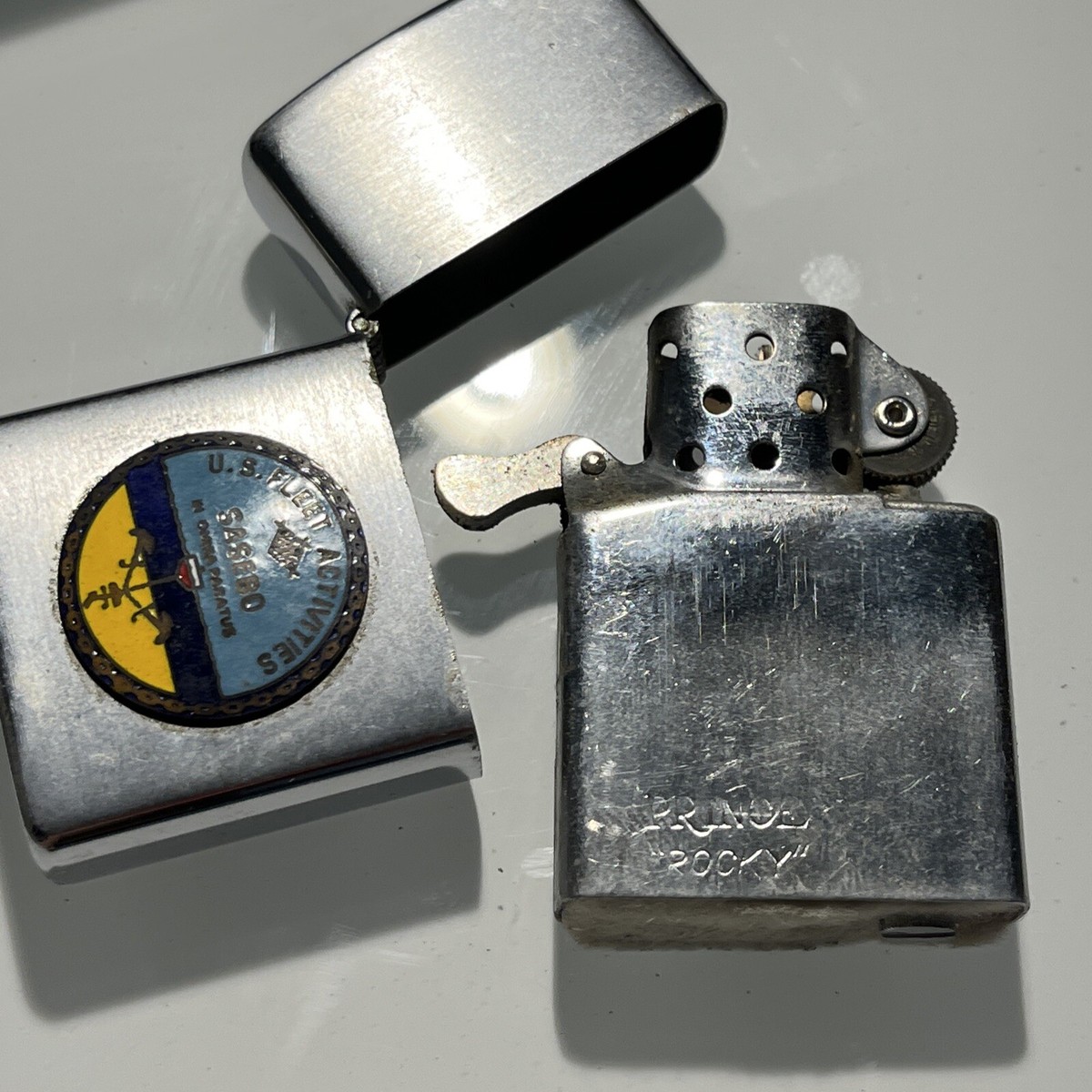 VINTAGE PRINCE ROCKY 1963 PAT. 234754 GENUINE JAPAN LIGHTER