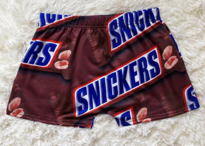 Stretchy Snickers Candy Bar Themed Shorts Booty/Yoga Shorts