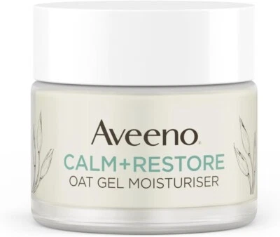 Aveeno Face Calm+Restore Oat Gel Moisturiser 50ml, Face Moisturiser Instantly UK