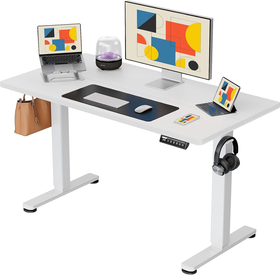 Ergear Height Adjustable Electric Standing Desk, 44 X 24 Inches Small