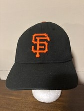 San Francisco Giants Hat Cap Strap Back Black Orange One Size MLB Nike Legacy 91