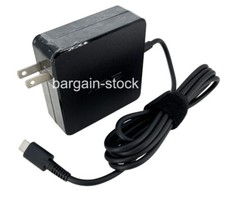 US Plug 65W Type-C AC Adapter ASUS Zenbook A14 UX3407QA-X1P512 Laptop Charger