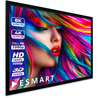 ESMART Professional MIRALE Akustik-Rahmen Leinwand 332 x 187 cm (150") 16:9