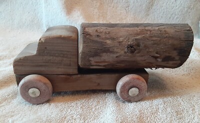 Vintage 1950's California Redwood Logger Toy Truck